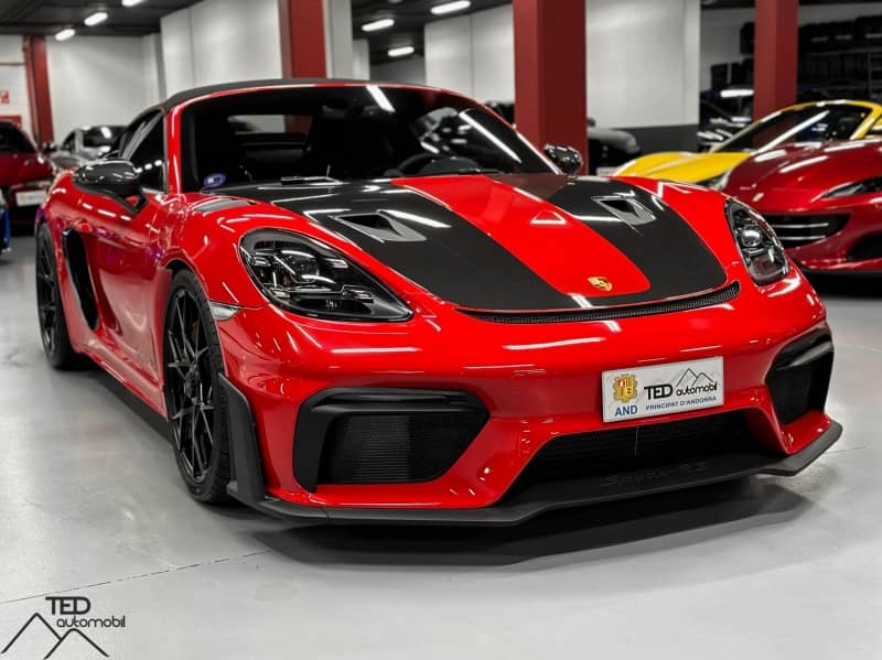 Coche Andorra Coche - Porsche-Boxster-718 Spyder RS Weissach image - 3