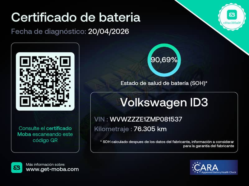 Coche Andorra Coche - Volkswagen-ID.3-Pro 145 CV image - 2